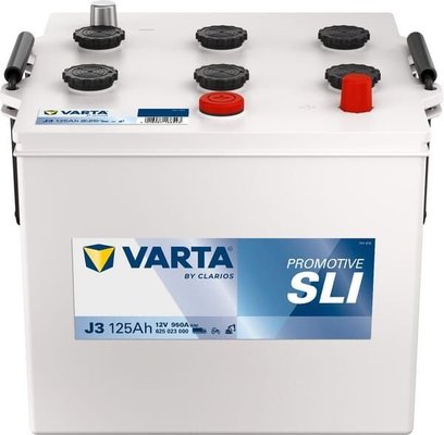 Pièces agricoles - Eclairage - Battery 12V 125Ah 950A J3 VARTA Promotive SLI