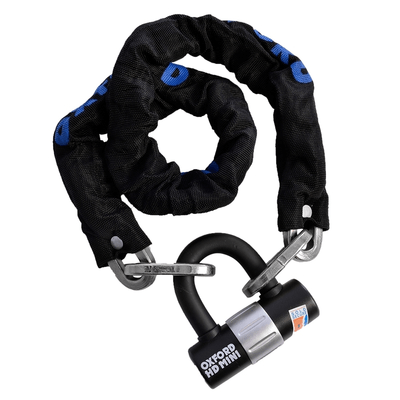 Pièces Quad & Motos - Transport - Garage - Paddock - Chaîne antivol OXFORD HD - 1m x 9,5mm