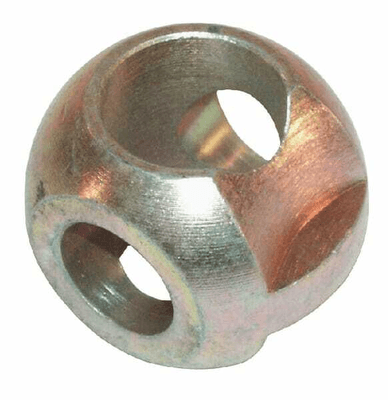 Pièces agricoles - Tracteur pièce adaptable - Boule d’attelage inférieure double spéciale, Ø22,6-28,8/56 Kramp