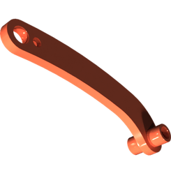 Pièces agricoles - Pièce divers - levier de commande soudé -peint. -