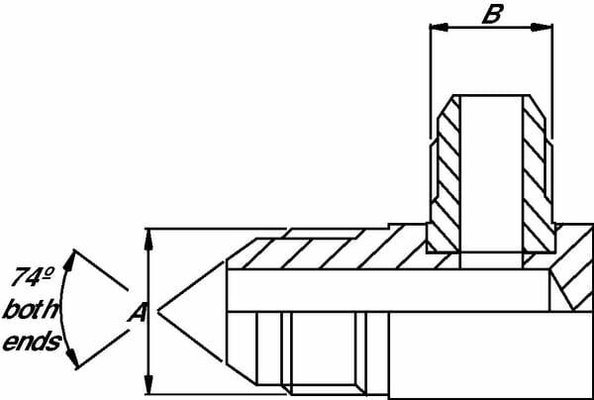 Pièces agricoles - Hydraulique - Racc. coudé 1/4x1/2 BSP/JIC