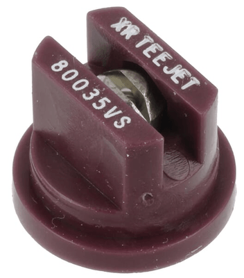 Pièces agricoles - Pièce Pulvérisateur - Buse à jet plat XR 80° 035 rouge braun acier inoxydable TeeJet