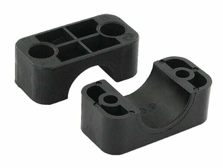 Pièces agricoles - Hydraulique - Demi-coq.noire lisse A4 26,9mm