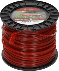 Pièces agricoles - Jardin et forêt pièce adaptable - Fil de coupe Ø 4mm 122m carré rouge Kramp
