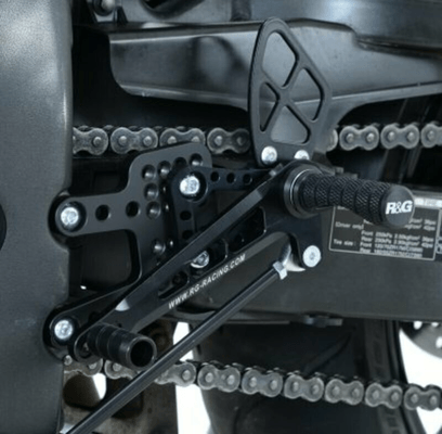 Pièces Quad & Motos - Equipement véhicule - Commandes reculées multipositions R&G RACING noir Honda CBR600RR