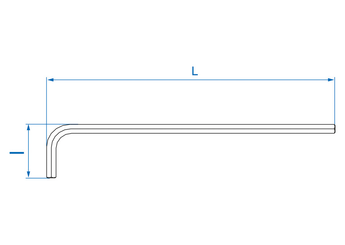 Outils - Outils divers - Clé Allen extra longue 1/2"