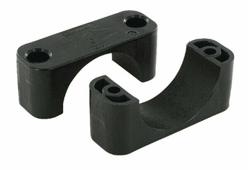 Pièces agricoles - Hydraulique - Demi-coq. noire lisse A6 55mm