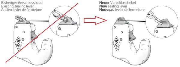 Pièces agricoles - Tracteur pièce adaptable - Levier type C1 cat.1, 2, 2H