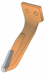 Pièces agricoles - Travail du sol - Dent de herse carb. G. p/Rabe