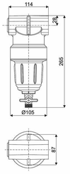 Pièces agricoles - Pièce Pulvérisateur - Filtre pression 150l 463/471