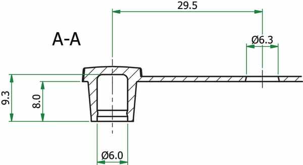 Pièces agricoles - Fasteners - Chape de protection pour graisseurs rouge