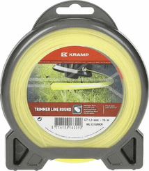 Pièces agricoles - Jardin et forêt pièce adaptable - Fil de coupe Ø 1.3mm 15m rond jaune Kramp