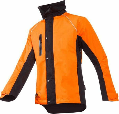 Vêtements et protections - Vêtement  - Veste de pluie orange-noir L