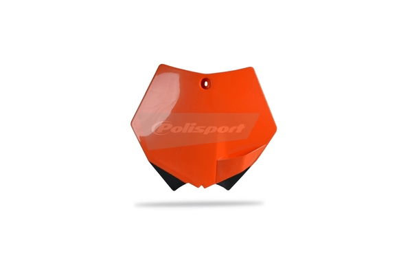 Pièces Quad & Motos - Plastiques - Plaque numéro frontale POLISPORT orange KTM