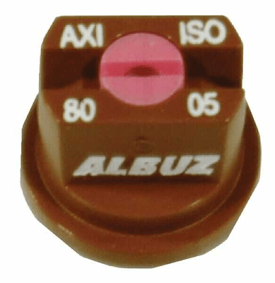 Pièces agricoles - Pièce Pulvérisateur - Buse à jet plat AXI 80° 05 brun céramique Albuz