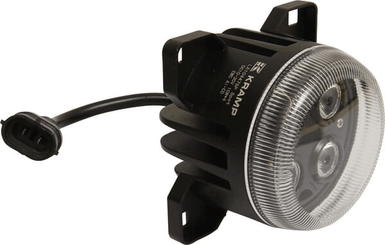 Pièces agricoles - Eclairage - Phare de travail LED, 40W, 4000lm, rond, 10/30V, Ø 90mm, prise H11/Deutsch, faisceau spot, 4 LED, Kramp