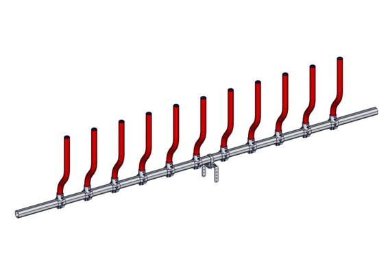 Materiels - Matériel d'élevage - autre - LS CONFORT PLUS VL 12P./5M L.5.45M ROUGE SANS EMBOUT