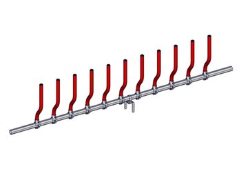 Materiels - Matériel d'élevage - autre - LS CONFORT PLUS VL 12P./5M L.5.45M ROUGE SANS EMBOUT