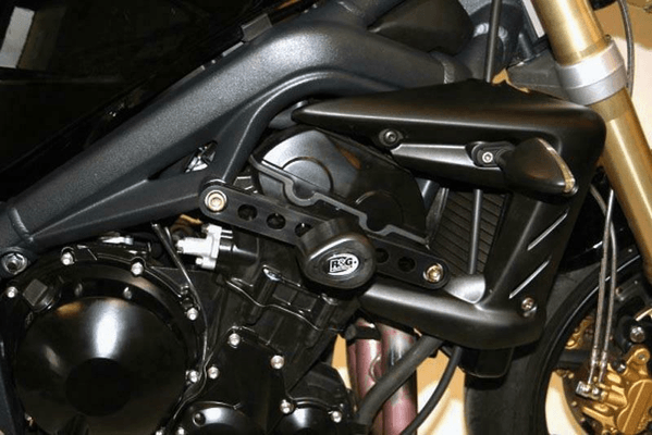 Pièces Quad & Motos - Equipement véhicule - Tampons de protection R&G RACING Aero noir Triumph Street Triple/R 675