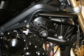 Tampons de protection R&G RACING Aero noir Triumph Street Triple/R 675