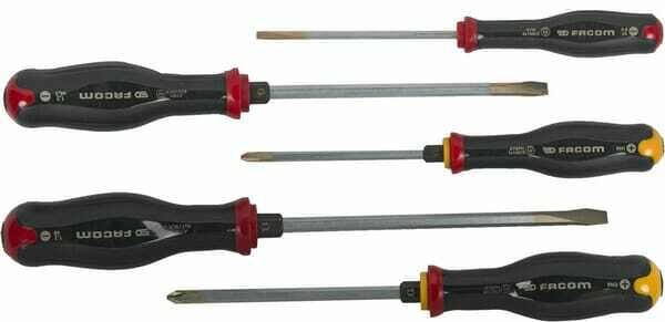 Outils - Outils divers - Jeu de 5 tournevis