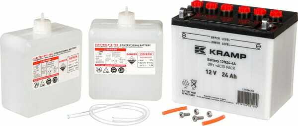 Pièces agricoles - Eclairage - Batterie 12V 24Ah 220A Kramp