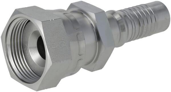 Pièces agricoles - Hydraulique - Raccord à sertir 4SH-DN20-1,7/16" ORFS