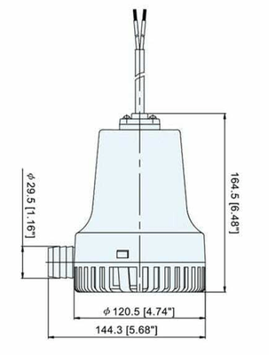 Pièces agricoles - Cloture,Jardin & Sylviculture - Pompe submersible 12V + 8 mètr