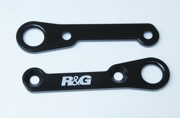 Pièces Quad & Motos - Transport - Garage - Paddock - Platines pour sangles R&G RACING noir Yamaha YZF-R125