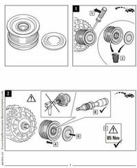 Pièces agricoles - Tracteur pièce adaptable - Embrayage roue libre alternateur