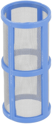 Pièces agricoles - Pièce Pulvérisateur - Cartouche filtrante 50 mesh bleu avec joints toriques