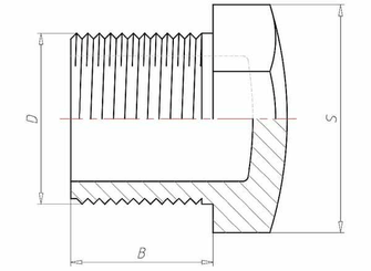 Pièces agricoles - Hydraulique - Bouchon 1 1/2"