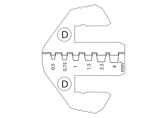 Outils - Outils divers - Matrice pour cosses D