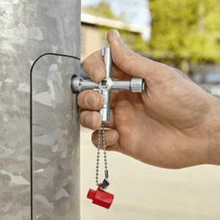 Outils - Outils divers - Cle pour armoires de manoeuvre