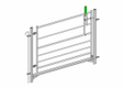 PACK DE 6 PASSAGES ADAPTABLE OVIN 7 LISSES H.1M L.1.25M