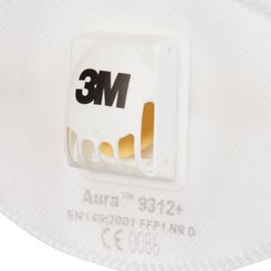 Vêtements et protections - Equipement - Masque anti-poussière FFP1 avec valve 9312+ 10 pièces