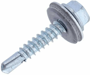 Pièces agricoles - Fasteners - Vis auto-perforante 4,8x25mm, tête hexagonale à bride 8mm, DIN 7504 Kramp