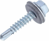 Vis auto-perforante 4,8x25mm, tête hexagonale à bride 8mm, DIN 7504 Kramp