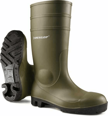 Vêtements et protections - Equipement - Bottes vertes, classe S5, taille 40 Protomastor Dunlop