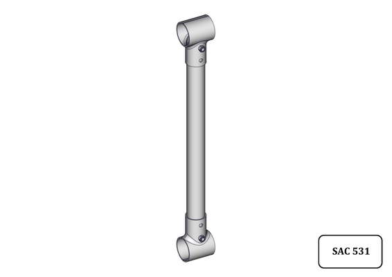 Materiels - Accessoires 5Kg-10Kg - ENTRETOISE ECRAN FRONTAL EPINGLE EURO (ENTRAXE 800MM)