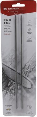 Pièces agricoles - Jardin et forêt pièce adaptable - Lime pour chaîne de tronçonneuse 1/8" 3,2mm, ronde, sur carte blister, (2x)