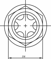 Pièces agricoles - Hydraulique - Indic. de niveau 1/4"