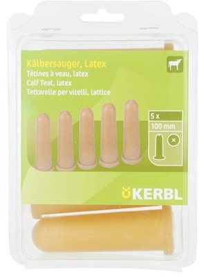Pièces agricoles - Cloture,Jardin & Sylviculture - Tétine en latex 100 mm 5pcs
