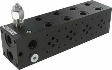 Pièces agricoles - Hydraulique - Plaque de base DBV 50-210 bar+forage