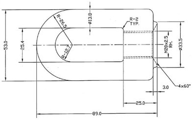 Pièces agricoles - Fertilisation & Lisier - Écrou à œil M20 x 2,5