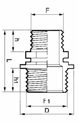 Pièces agricoles - Pièce Pulvérisateur - Embout réd. M/M 1"x3/4"