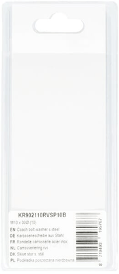 Pièces agricoles - Fasteners - Rondelle de boulon inox M10 x 30Ø(10)