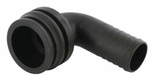 Raccord de tuyau 90° 40 mm avec connexion mâle T6