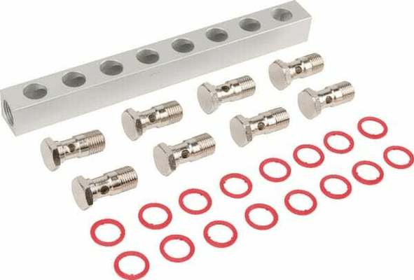 Pièces agricoles - Pièce pneumatique - Barrette de connexion 1/4"