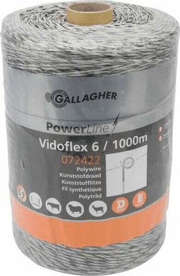 Pièces agricoles - Cloture,Jardin & Sylviculture - Vidoflex 6 blanc 1000m
